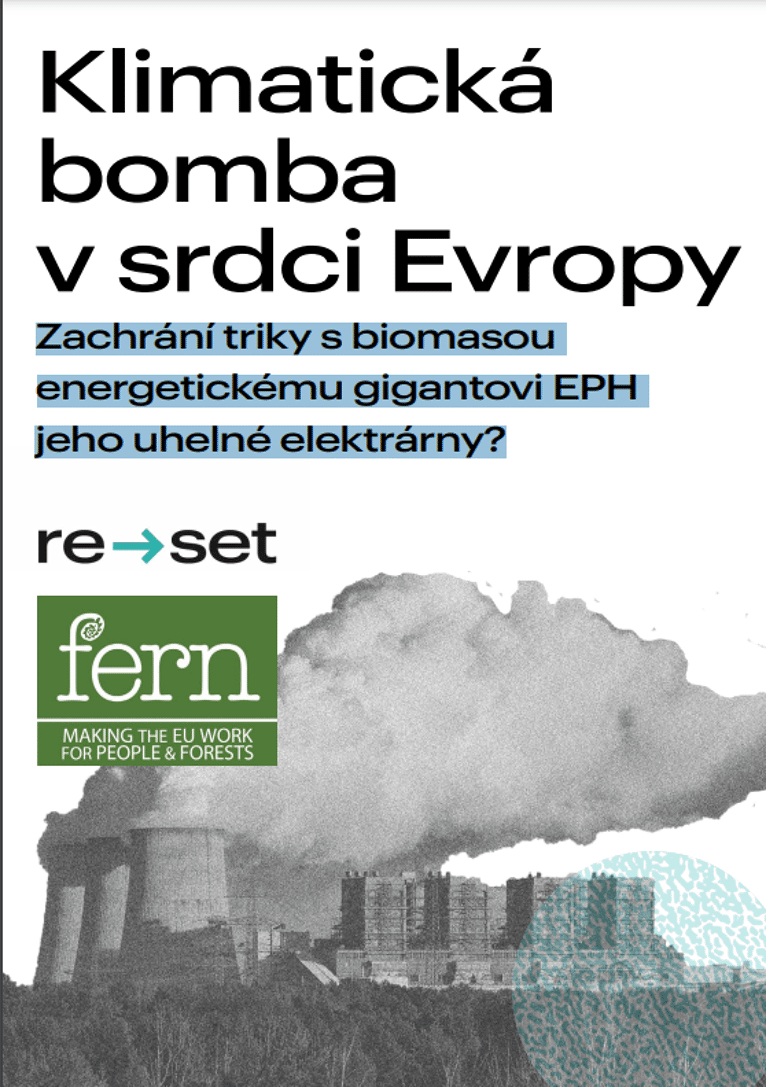 Klimatická bomba v srdci Evropy: Zachrání triky s biomasou energetickému gigantovi EPH jeho uhelné elektrárny?