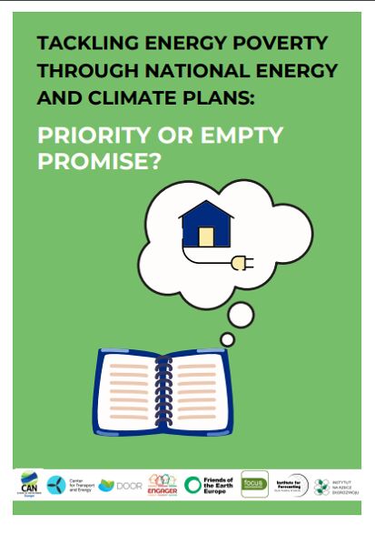 Tackling Energy Poverty Through National Energy and Climate Plans: Priority or Empty Promise?