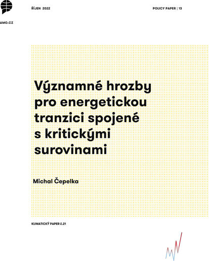 Významné hrozby pro energetickou tranzici spojené s kritickými surovinami